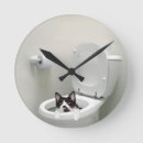 Suche nach uhr der schwarzen katze wanduhren Lustig