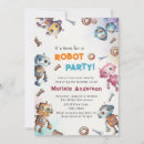 Suche nach niedlicher roboter einladungen Bunt
