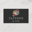 Suche nach rose tattoo visitenkarten Tätowierwerkstatt