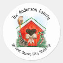 Suche nach vogelhaus aufkleber Aquarell