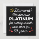 Suche nach 60 diamant hochzeitstag einladungen Diamantenjubiläum