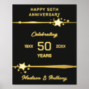 Suche nach 50 hochzeitstag poster Gold