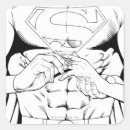 Suche nach comic held quadratische aufkleber Mann