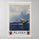 Suche nach vintage alaska poster Klassische reiseillustration