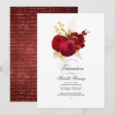 Suche nach rote rose einladungen Rot und gold