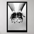 Suche nach hände poster Weiß
