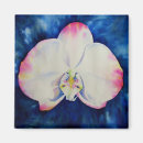 Suche nach orchideen magnete Aquarell