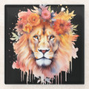 Suche nach afrikanischer löwe untersetzer Große katze