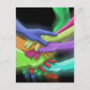 Suche nach hände zusammen postkarten Party