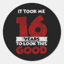 Suche nach 16 jahre alt aufkleber Geburtstag