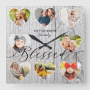 Suche nach graues holz wanduhren Foto collage