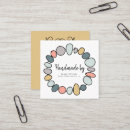 Suche nach handgemachter schmuck visitenkarten Für sie