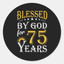 Suche nach 75 jahre aufkleber Geburtstagsfeier