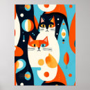 Suche nach geometrische katze poster Abstrakt