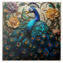 Suche nach blauer pfau fliesen Blume