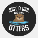 Suche nach niedlicher otter aufkleber Tierfreund