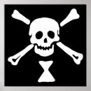 Suche nach piratenflaggen poster Schwarz