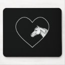 Suche nach weißes pferd mousepads Schön