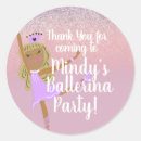 Suche nach ballerina party aufkleber Rosa