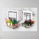 Suche nach fenster kunst poster Aquarell