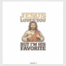 Suche nach jesus liebt dich aufkleber Weihnachten