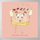 Suche nach rosa kuchen poster Erdbeere