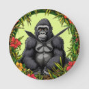 Suche nach gorilla wanduhren Tierwelt