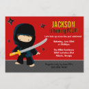 Suche nach ninjas einladungen Ninja party