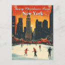 Suche nach weihnachten in new york poster Weihnachtspostkarte