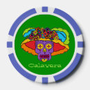 Suche nach schädel poker chips Dia de los muertos