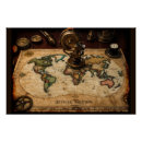 Suche nach old world map poster Weltkarte
