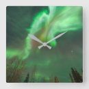 Suche nach aurora borealis wanduhren Himmel