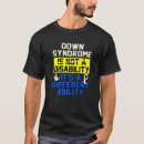 Suche nach down syndrom bewusstsein tshirts Behinderung