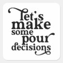 Suche nach entscheidung aufkleber Party