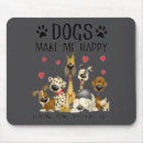 Suche nach glücklicher hund mousepads Lustig
