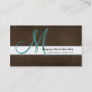 Suche nach veloursleder visitenkarten Monogramm