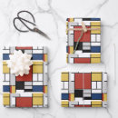 Suche nach mondrian geschenkpapier Rot