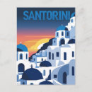 Suche nach santorin poster Blaue kuppeln