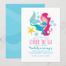 Suche nach mermaid party einladungen Unterwasser
