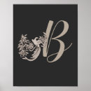 Suche nach buchstabe b poster Für sie