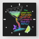 Suche nach glas wanduhren Bar