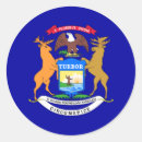 Suche nach michigan flagge aufkleber Zerstören