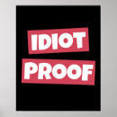 Suche nach idiot poster Dumm