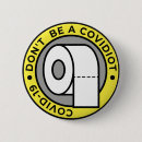 Suche nach toilettenpapier buttons Coronavirus