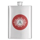 Suche nach schneeflocken flachmänner Rot