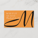 Suche nach makeup artist visitenkarten Monogramm