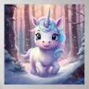 Suche nach schnee einhorn poster Fantasie