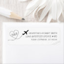 Suche nach flugzeug rücksende aufkleber Reise