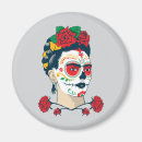 Suche nach dia de los muertos magnete Frida kahlo