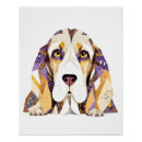Suche nach basset kunst poster Haustier